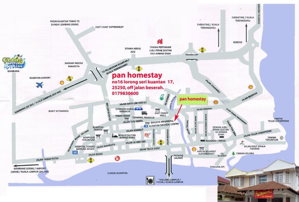 Pan Homestay Kuantan Esterno foto